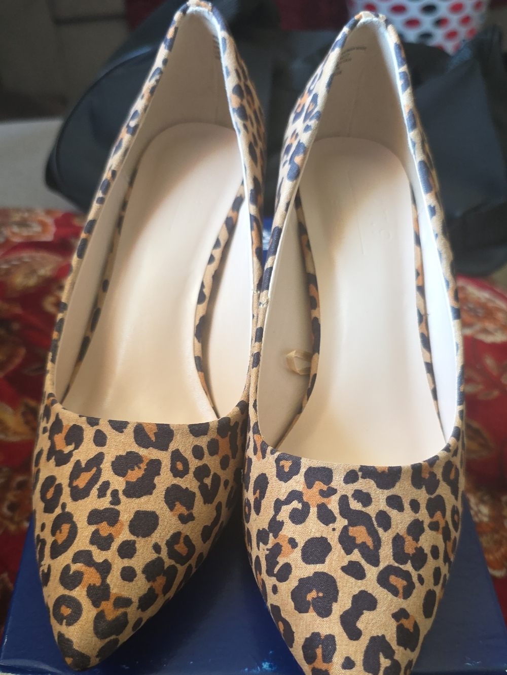 Apt. 9 Leopard Print Pointed Toe Pumps - Tan/Black/Brown